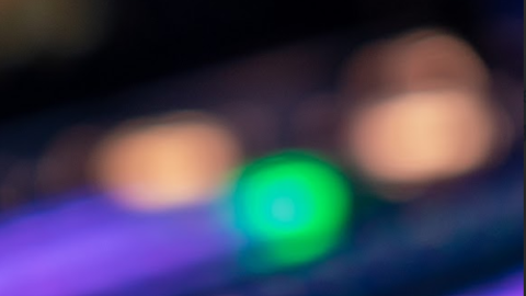 abstract modern field of colors in amber, green and purple